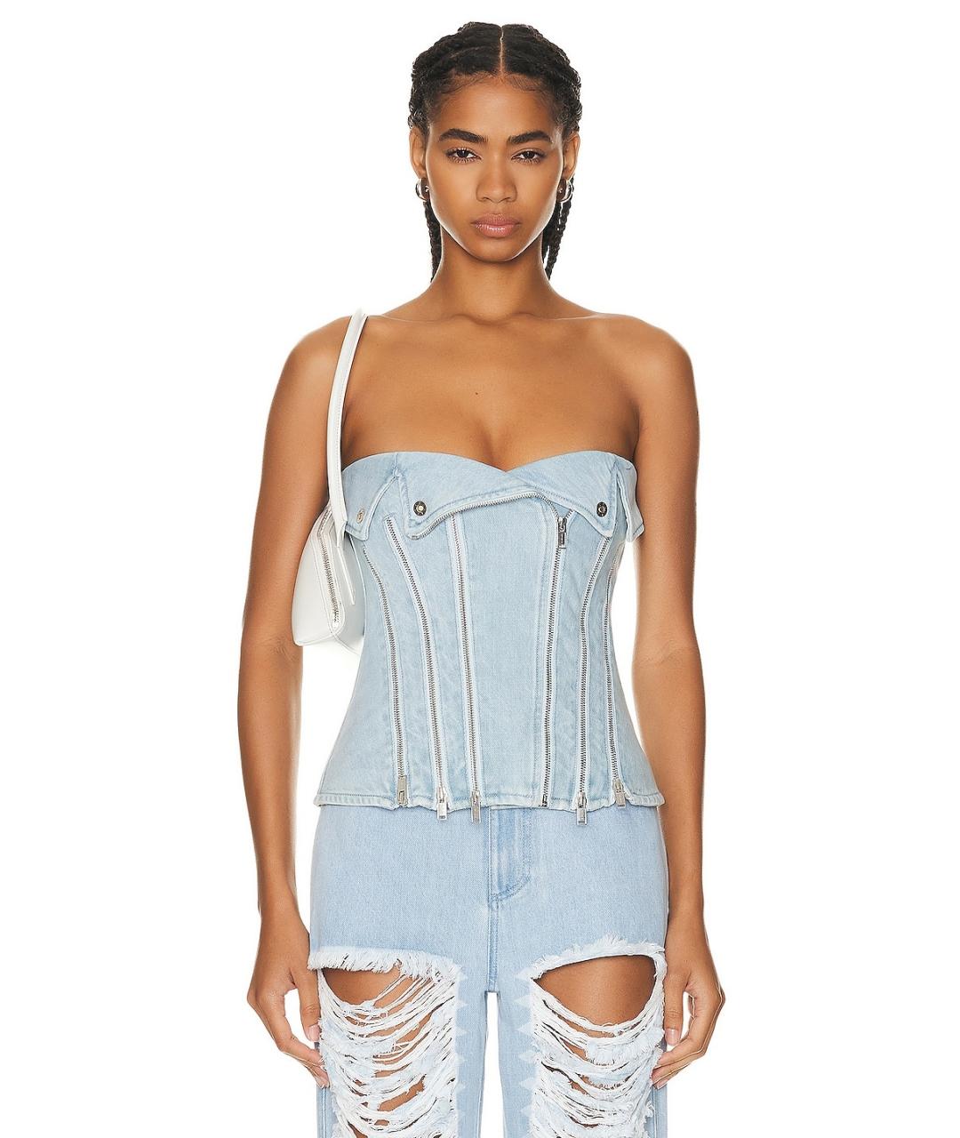 DION LEE Голубой корсет, фото 2