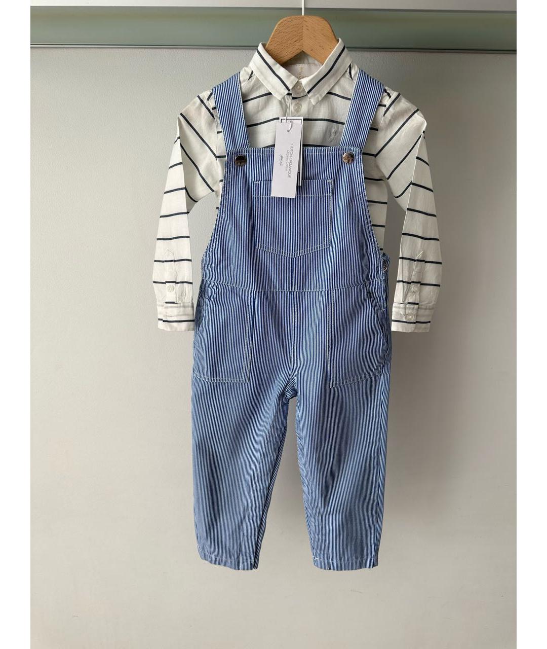 JACADI Голубой хлопковый комплект, фото 8