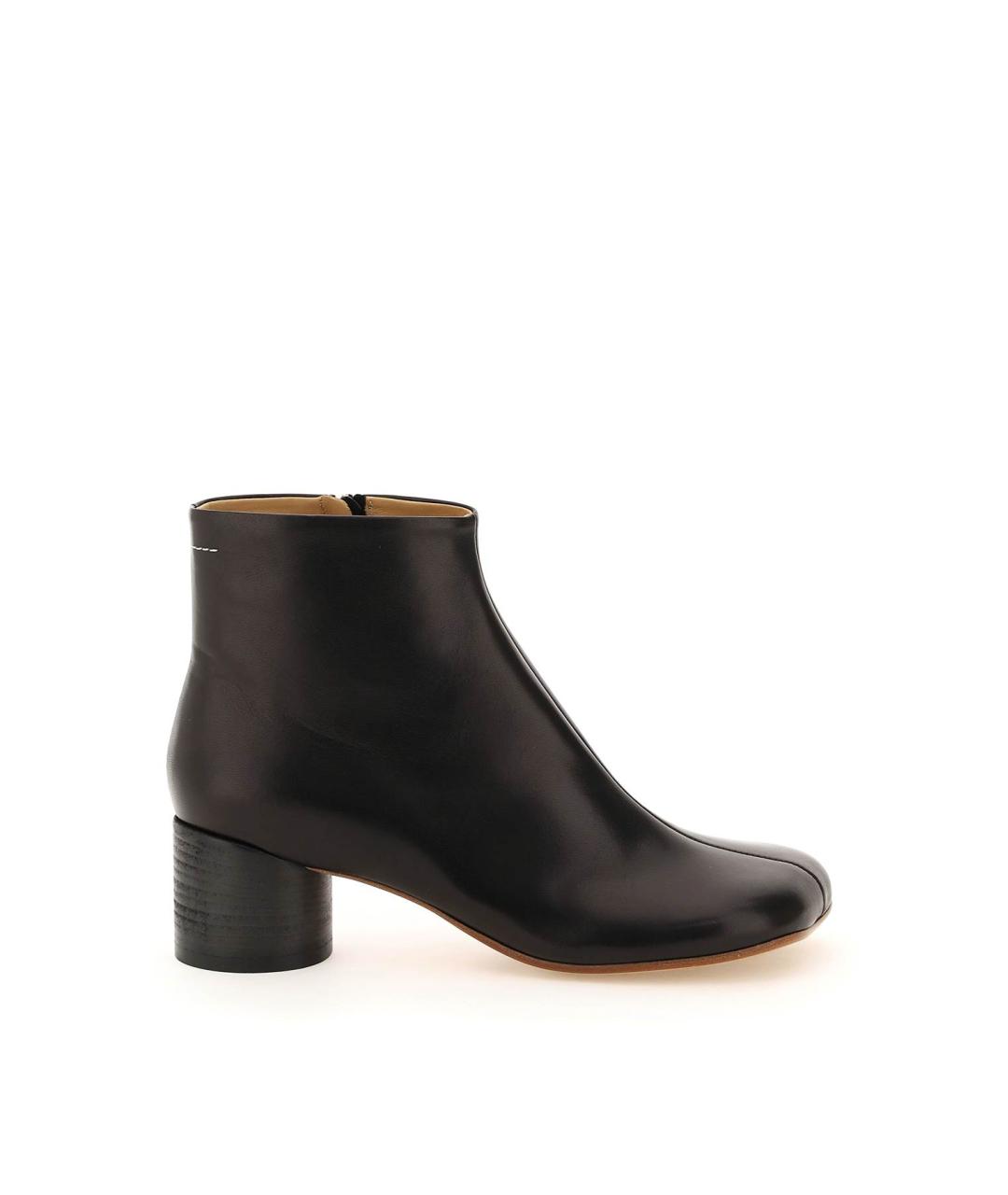 MM6 MAISON MARGIELA Черные кожаные ботинки, фото 2