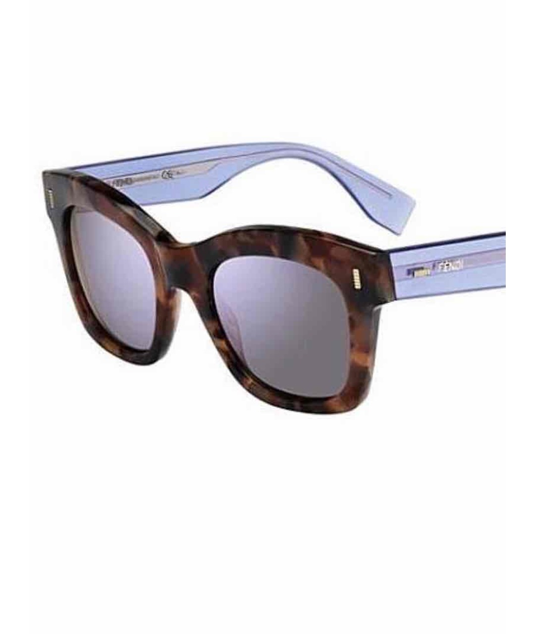 FENDI Мульти пластиковые солнцезащитные очки, фото 3
