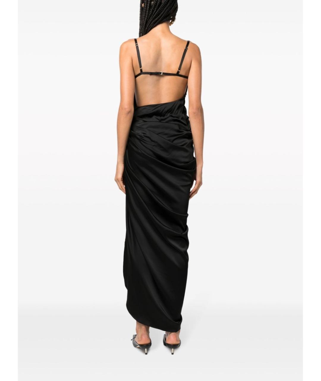 JACQUEMUS Черное полиамидовое вечернее платье, фото 2