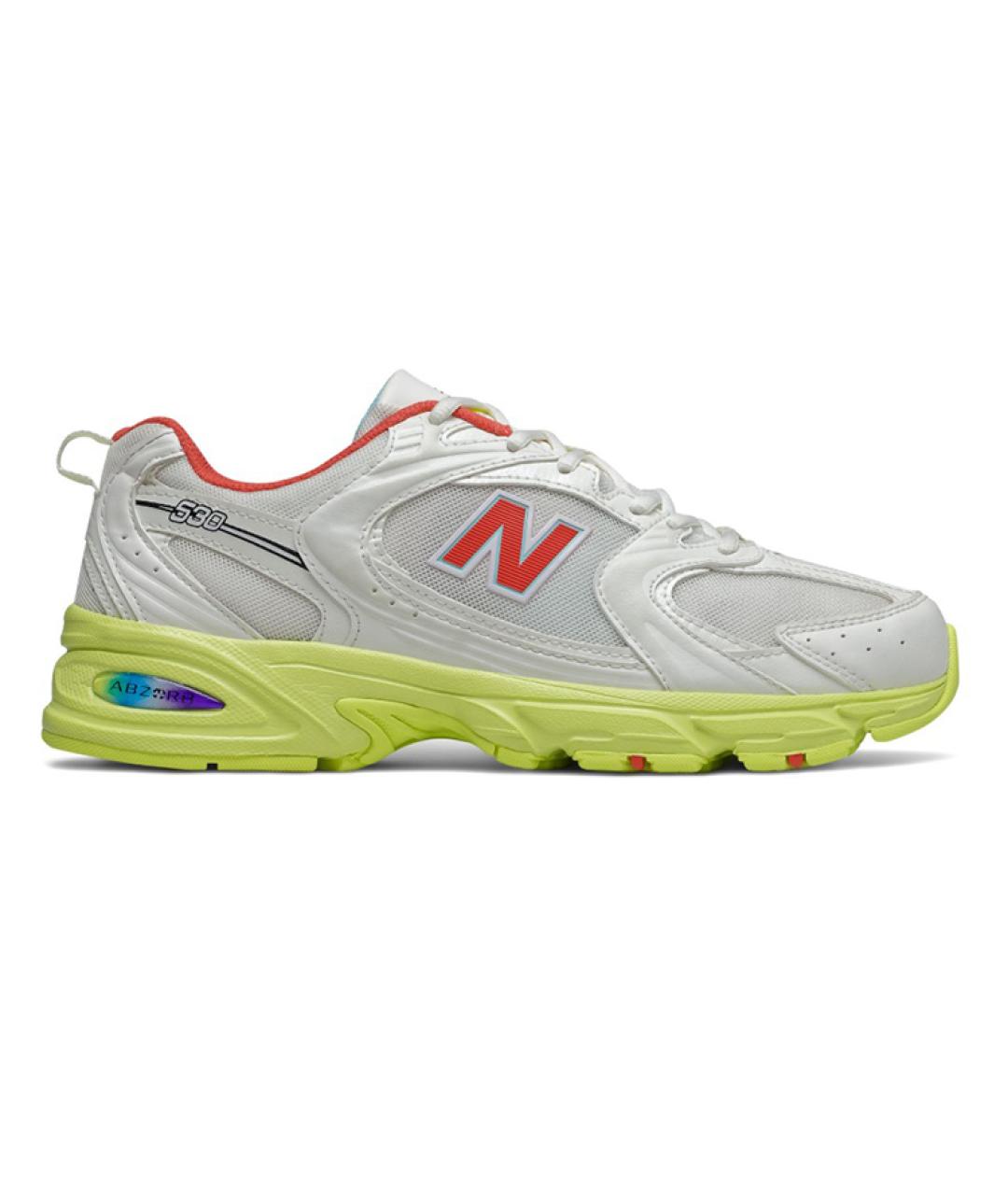 NEW BALANCE Серые синтетические низкие кроссовки / кеды, фото 1