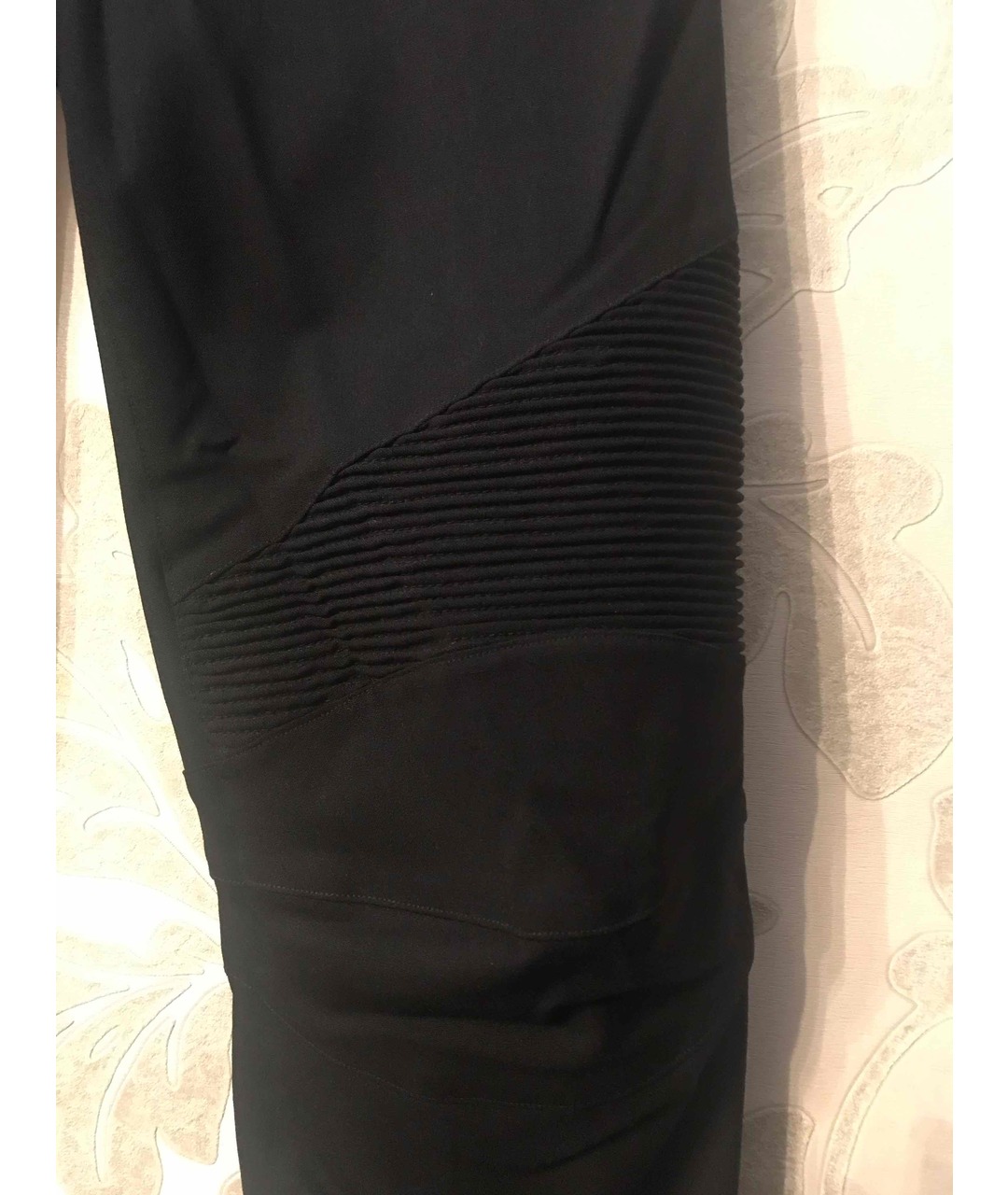 BALMAIN Черные шерстяные брюки узкие, фото 2