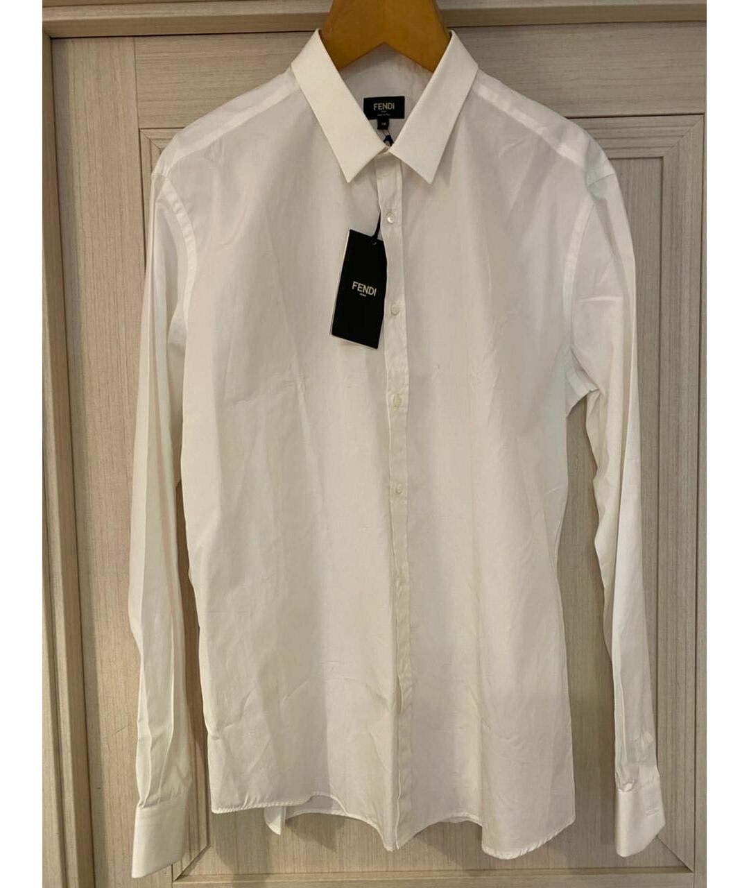 FENDI Белая классическая рубашка, фото 5