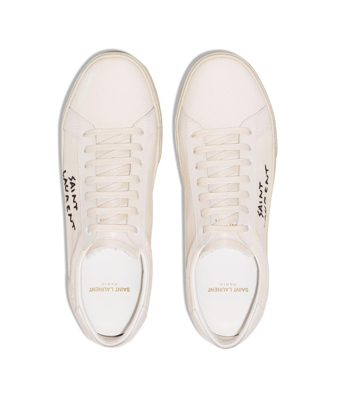 SAINT LAURENT Белые кеды, фото 2