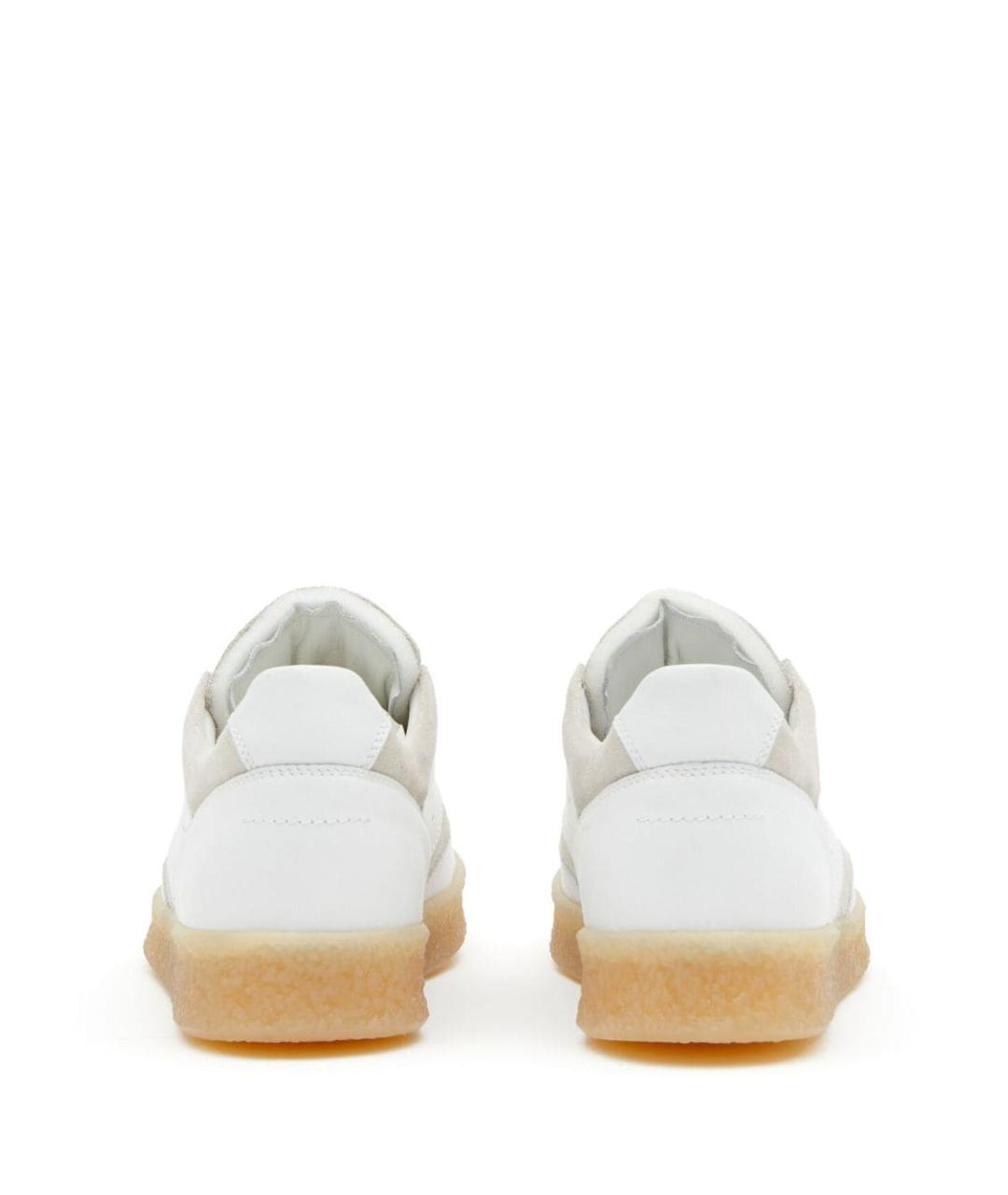 MM6 MAISON MARGIELA Белые кожаные кеды, фото 2