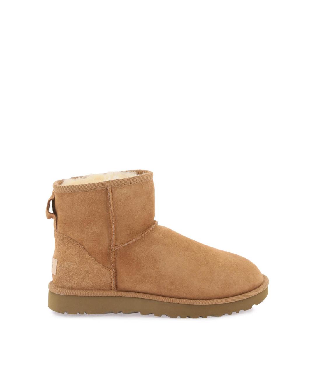 UGG AUSTRALIA Бежевые кожаные ботинки, фото 1