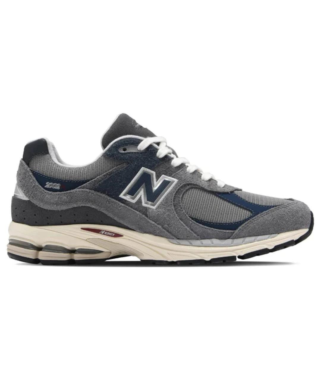 NEW BALANCE Серые кожаные низкие кроссовки / кеды, фото 6