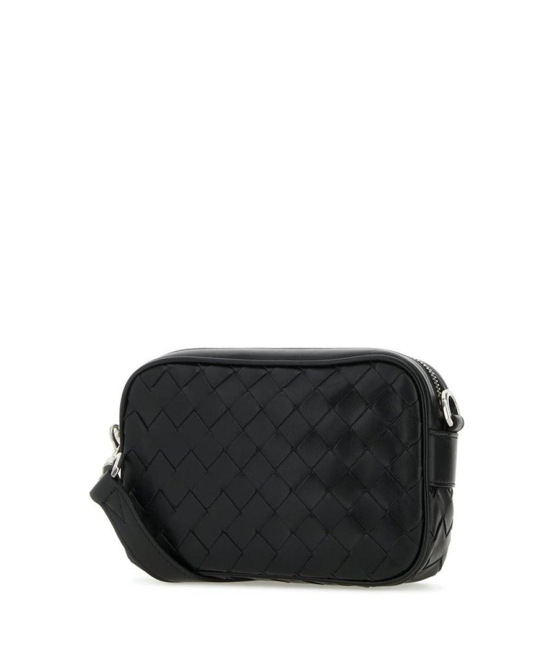 BOTTEGA VENETA Черная сумка на плечо, фото 2