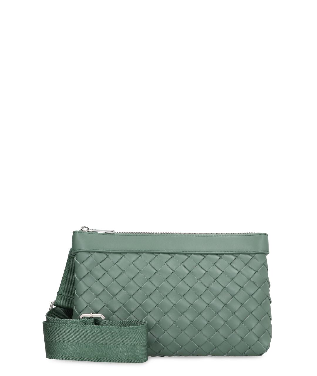 BOTTEGA VENETA Зеленая сумка на плечо, фото 1