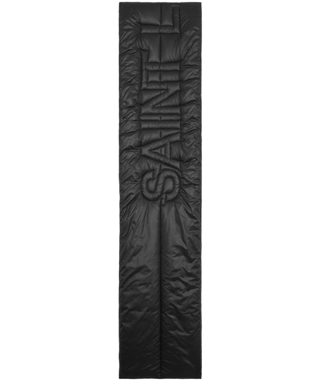 SAINT LAURENT Черный шарф, фото 1