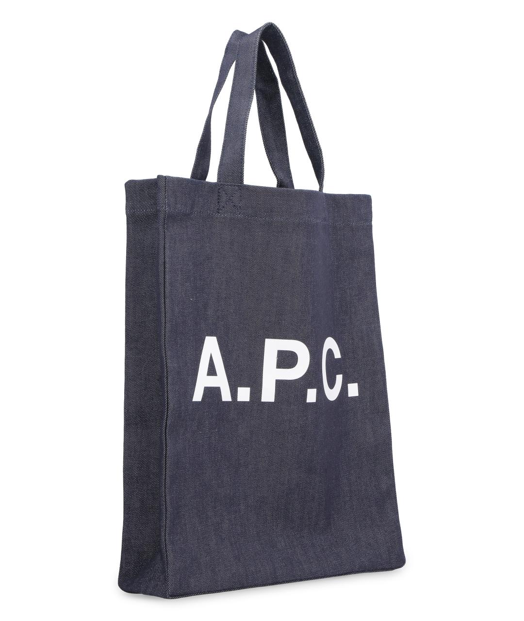 A.P.C. Синяя сумка тоут, фото 3