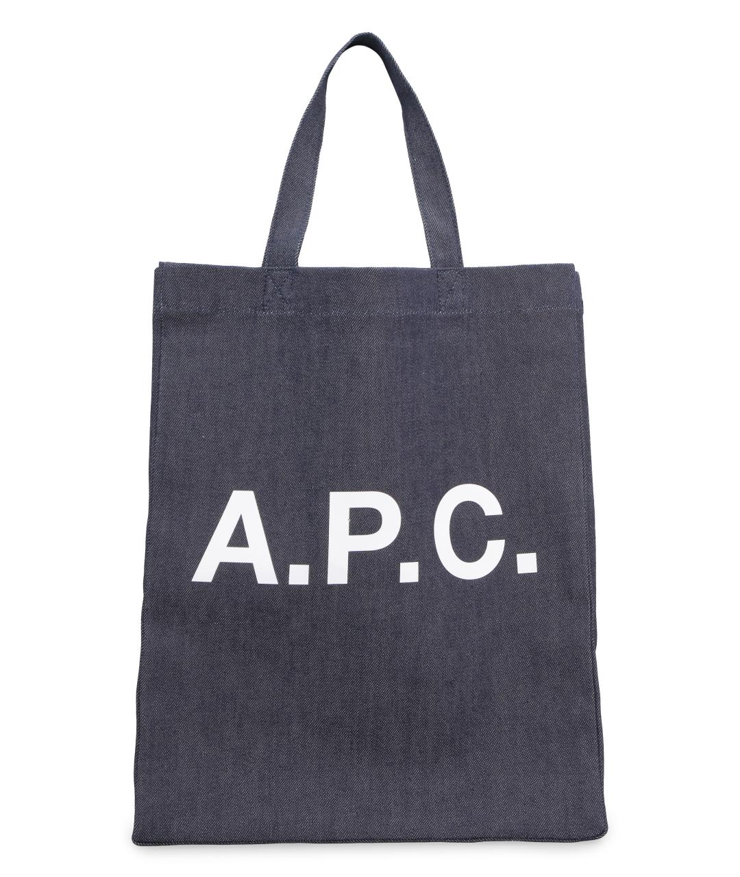 A.P.C. Синяя сумка тоут, фото 2