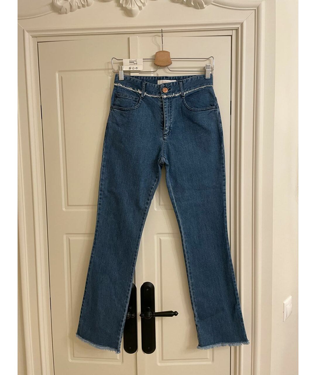 SEE BY CHLOE Синие прямые джинсы, фото 7