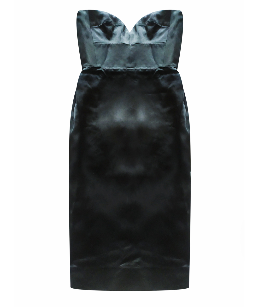 VICTORIA BECKHAM Черное вискозное вечернее платье, фото 1