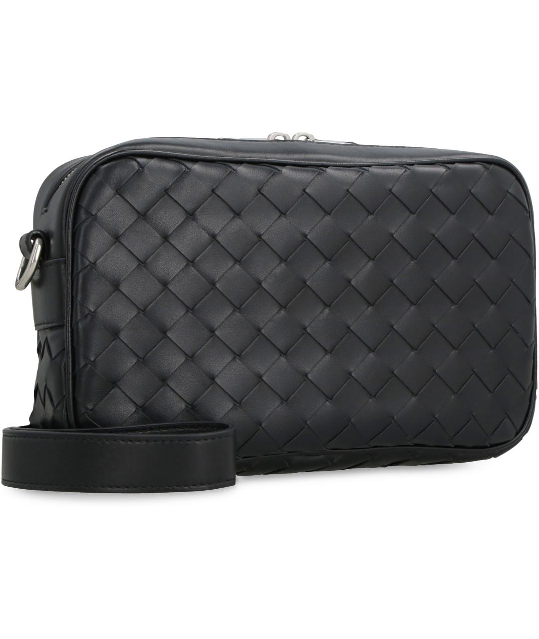 BOTTEGA VENETA Черная сумка на плечо, фото 3
