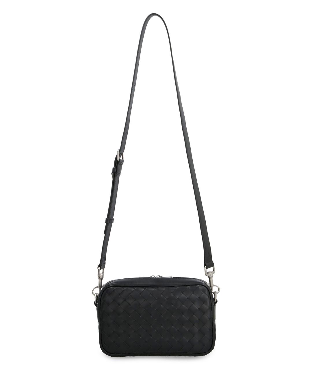 BOTTEGA VENETA Черная сумка на плечо, фото 5