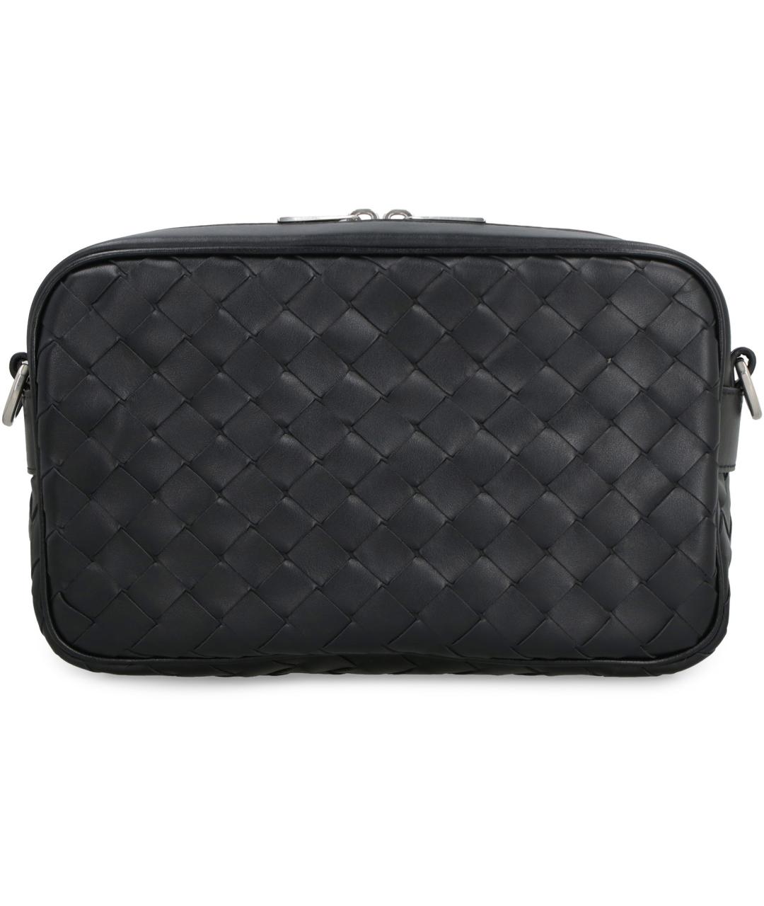 BOTTEGA VENETA Черная сумка на плечо, фото 4