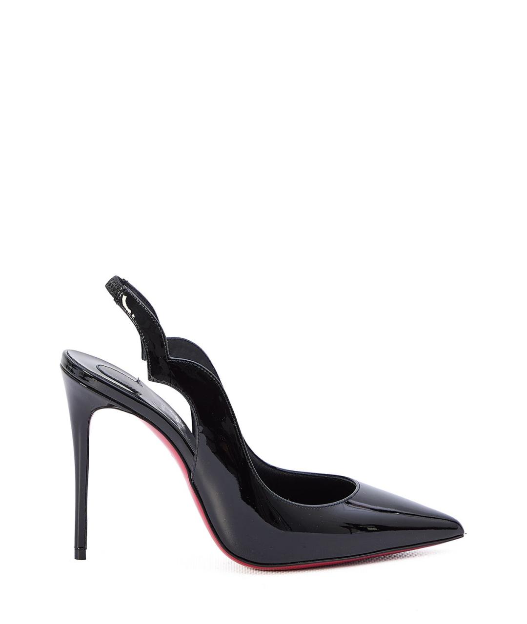 CHRISTIAN LOUBOUTIN Черные туфли из лакированной кожи, фото 1