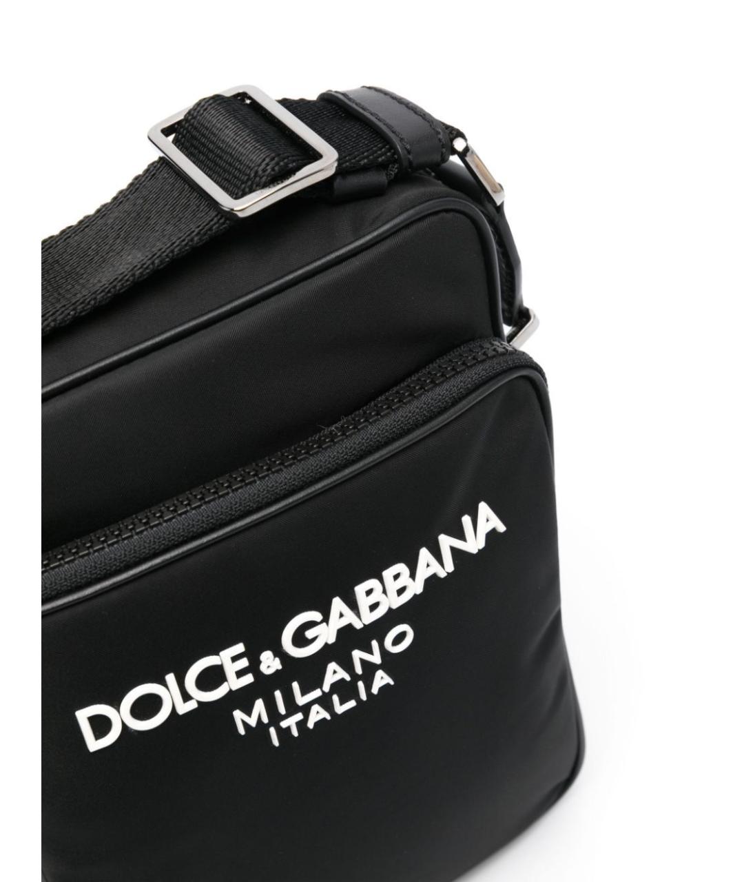 DOLCE&GABBANA Черная сумка на плечо, фото 4