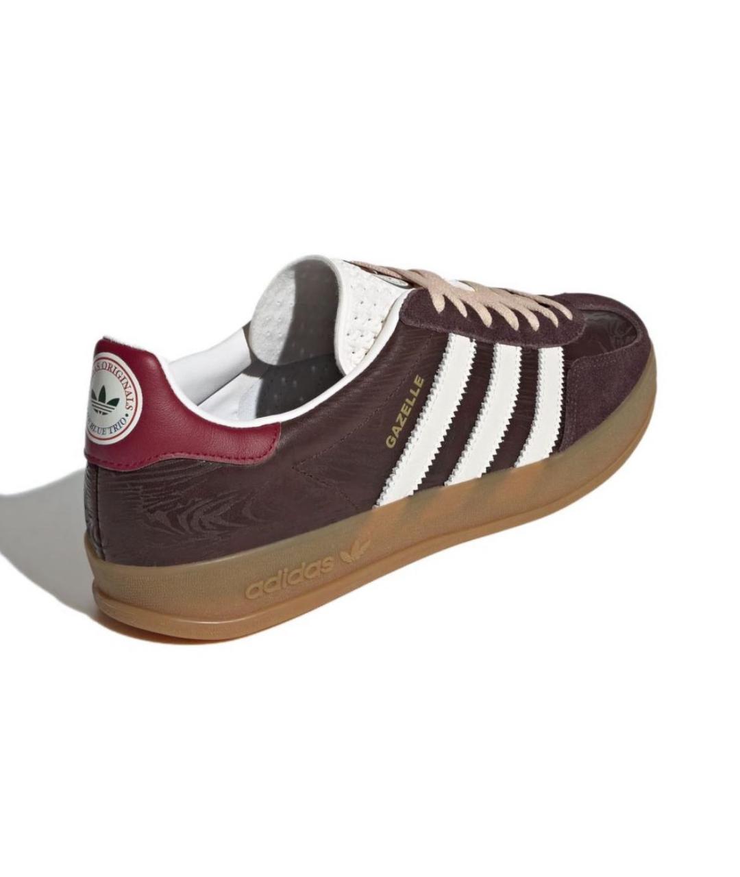 ADIDAS Коричневые замшевые кеды, фото 4