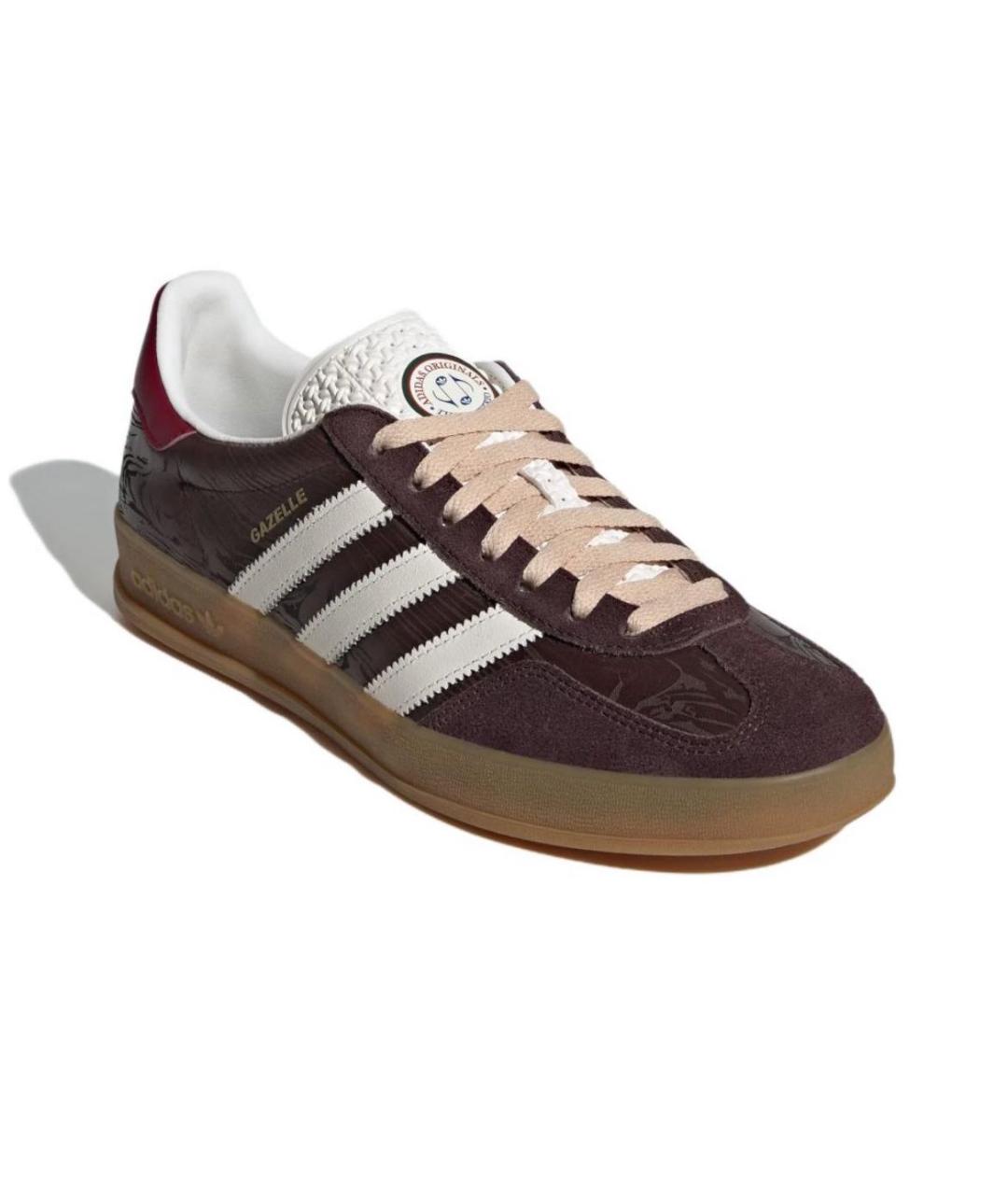 ADIDAS Коричневые замшевые кеды, фото 3