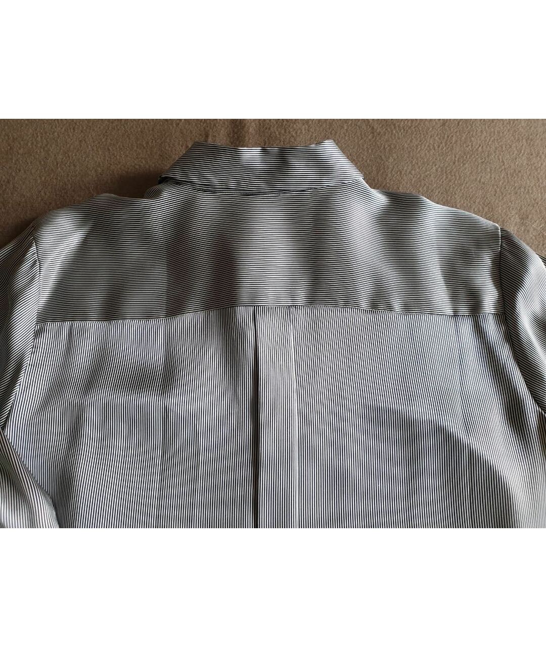 MARINA RINALDI Серебряная шелковая рубашка, фото 2