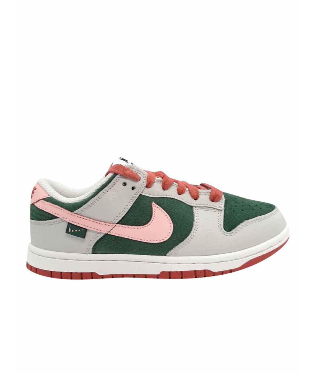 NIKE Зеленые замшевые кроссовки Dunk для женщин – купить в интернет ...