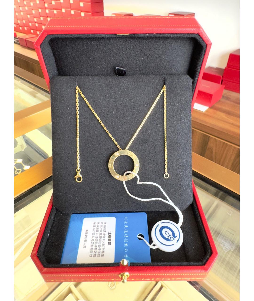 CARTIER Золотое колье из желтого золота, фото 6