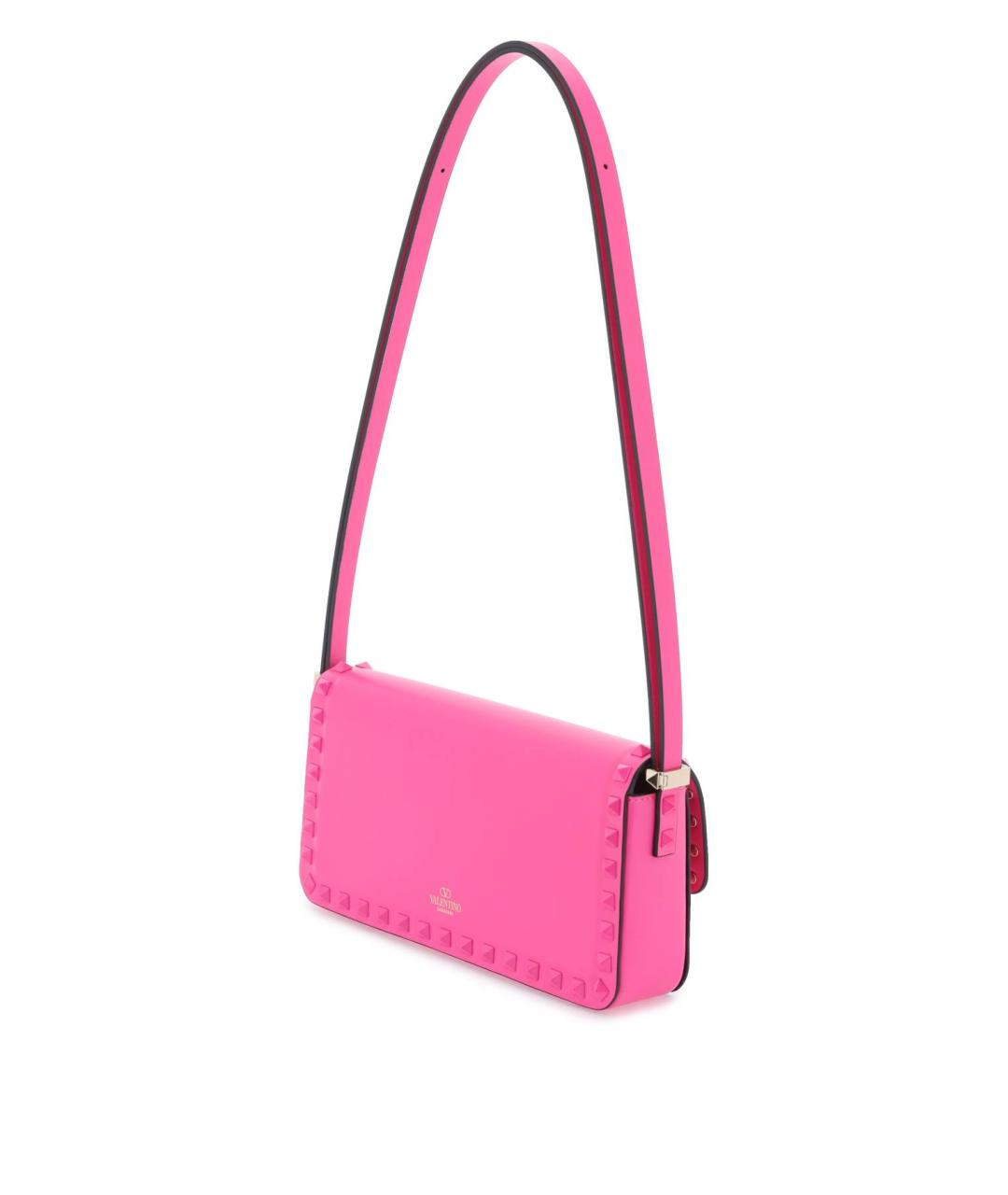 Valentino rockstud clutch pink sales