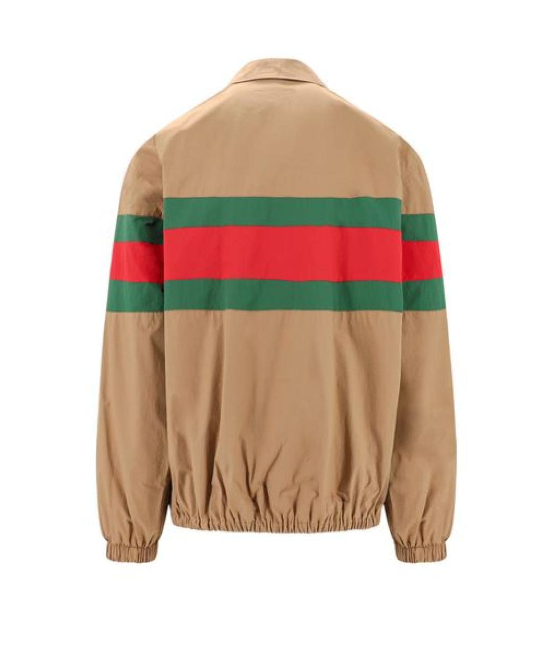 GUCCI Бежевая хлопковая куртка, фото 2