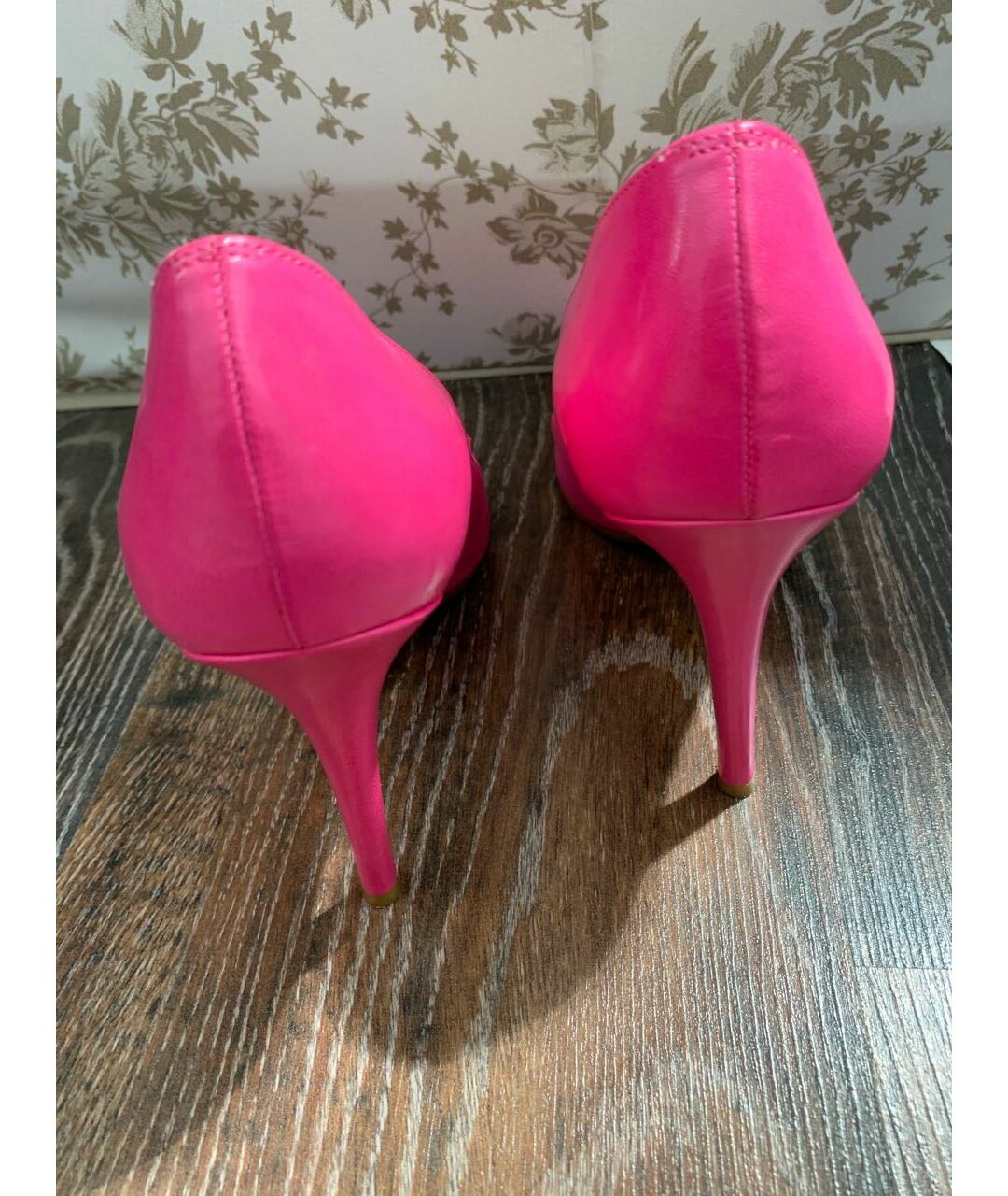 CHRISTIAN LOUBOUTIN Розовые кожаные туфли, фото 4