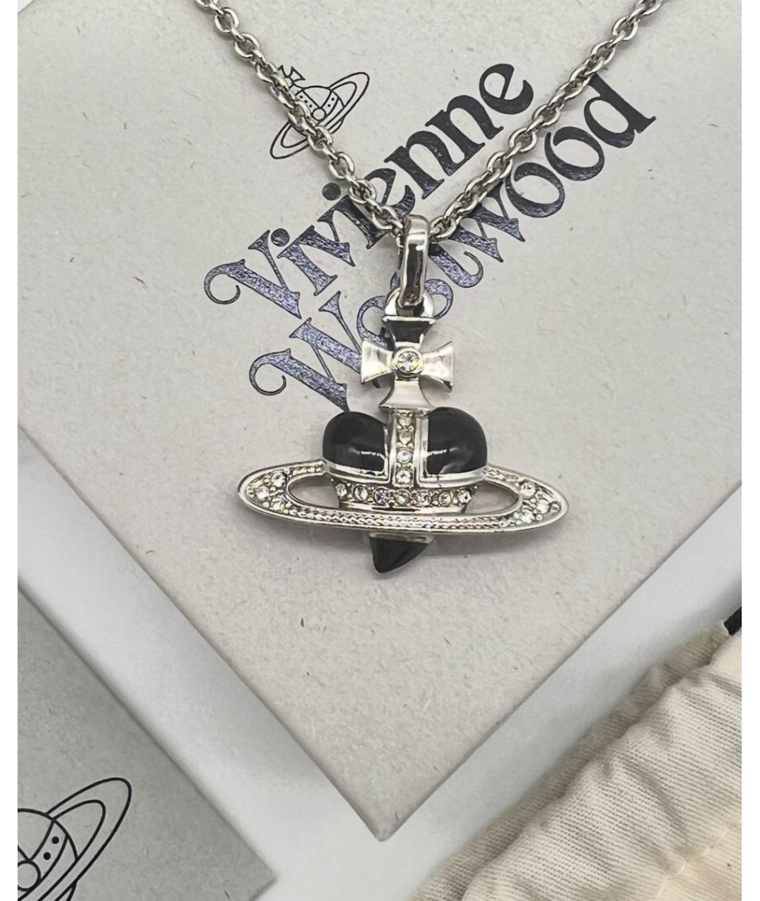 VIVIENNE WESTWOOD Черная цепочка/подвеска, фото 5