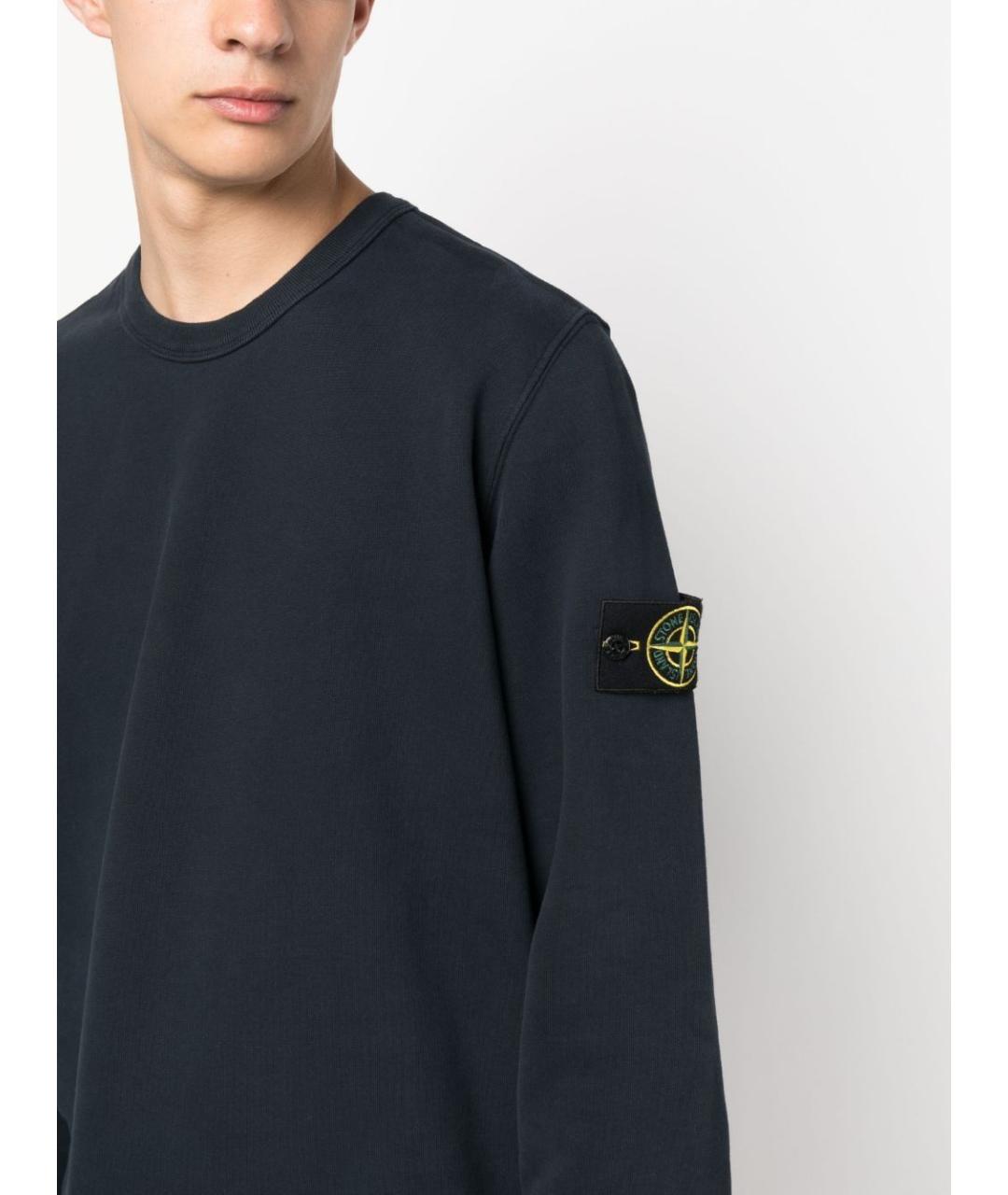 STONE ISLAND Черный джемпер / свитер, фото 5