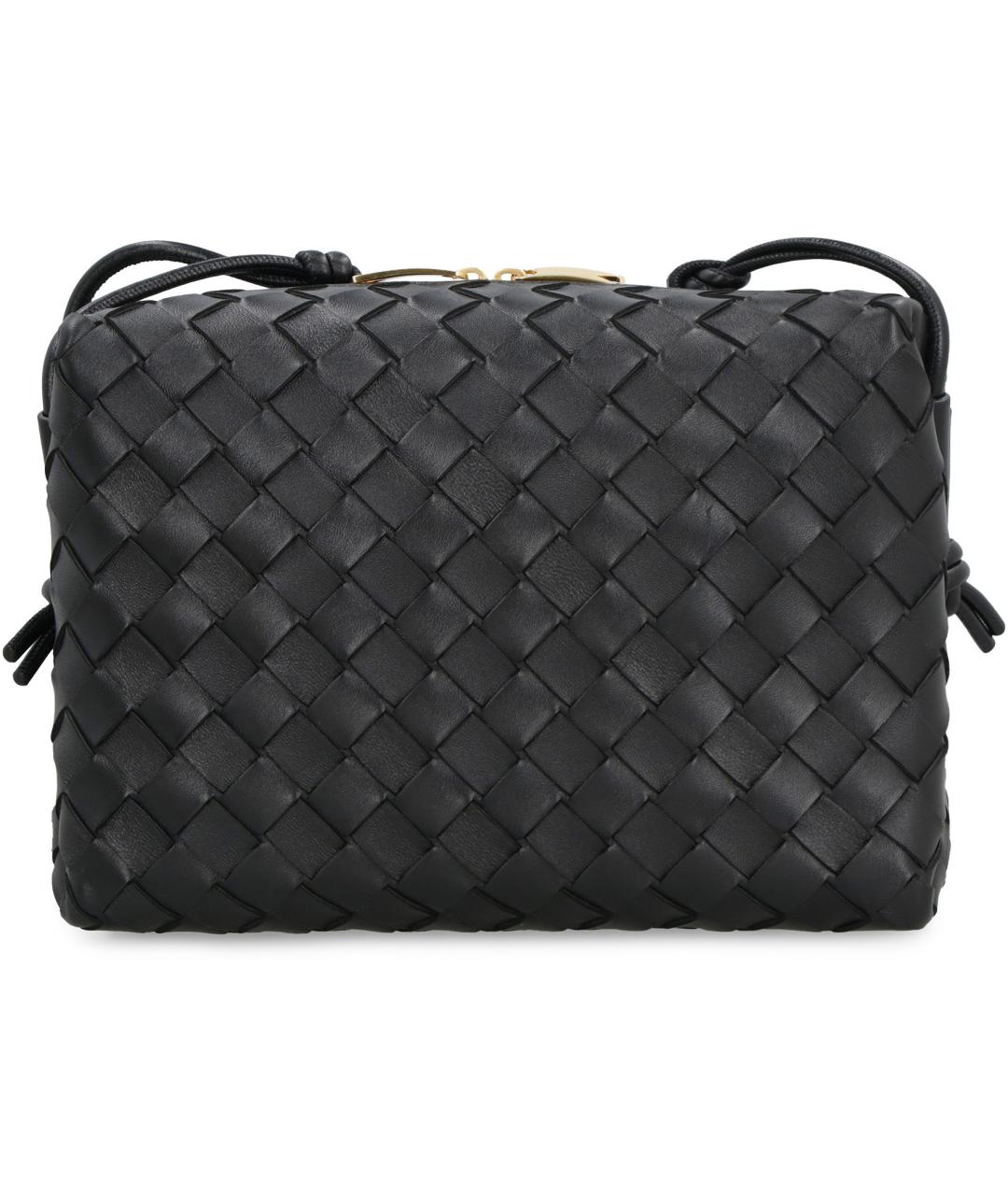 BOTTEGA VENETA Черная сумка через плечо, фото 4