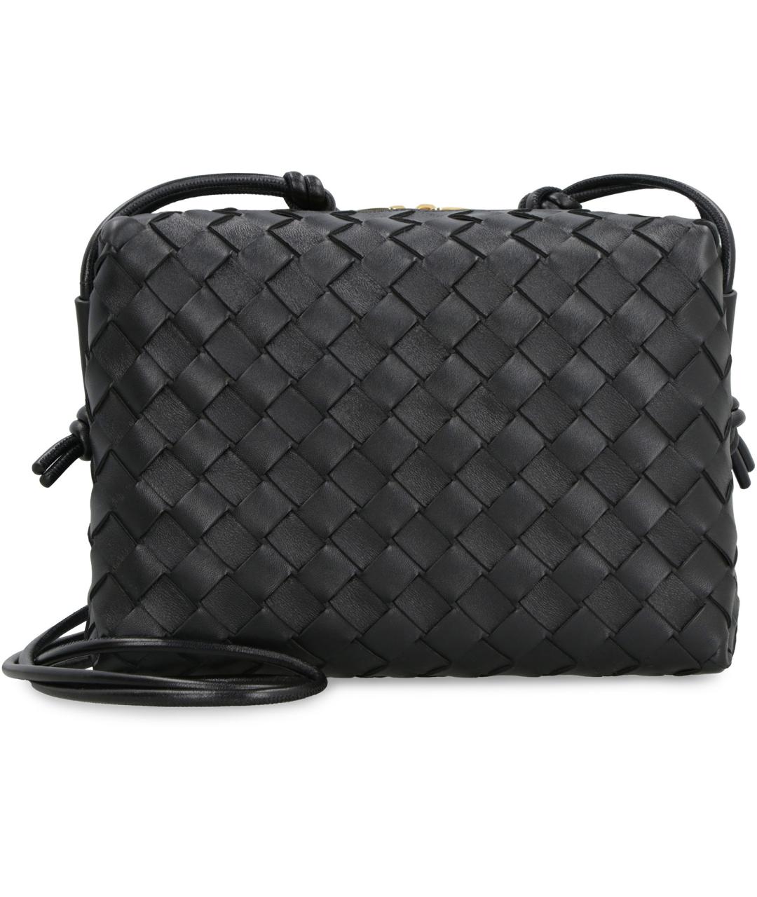 BOTTEGA VENETA Черная сумка через плечо, фото 2