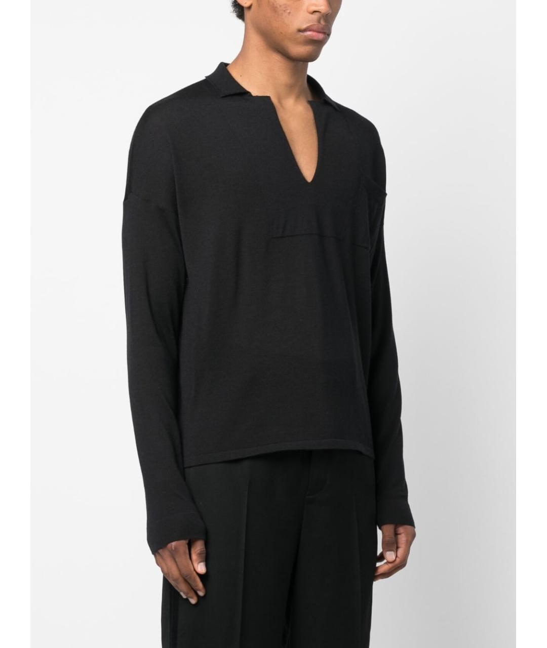 SAINT LAURENT Черный джемпер / свитер, фото 3