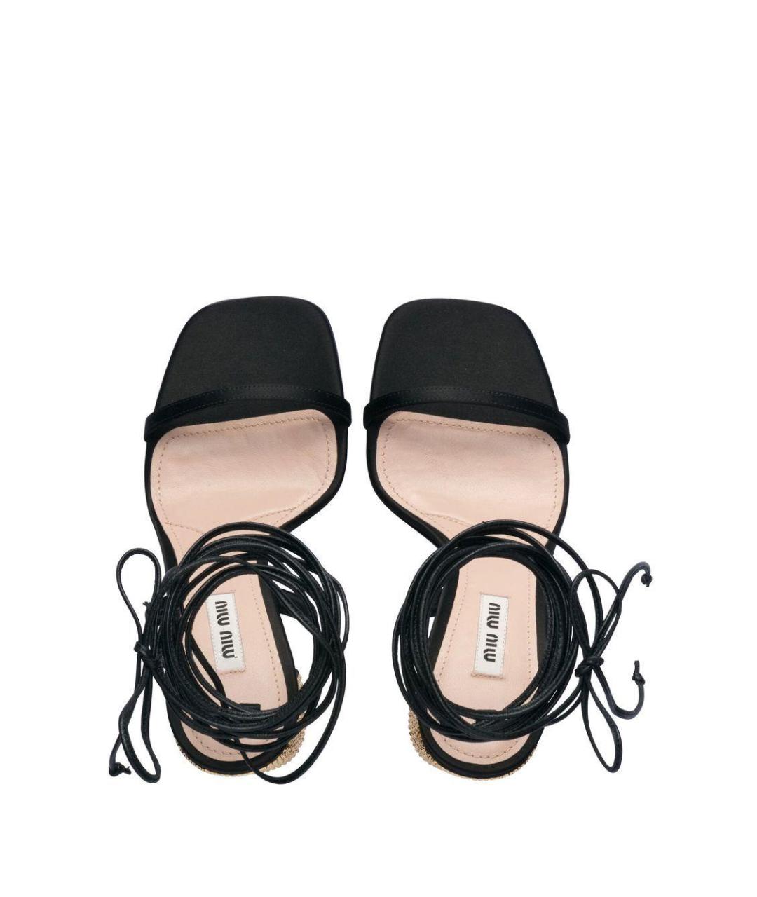 MIU MIU Мульти кожаные босоножки, фото 4