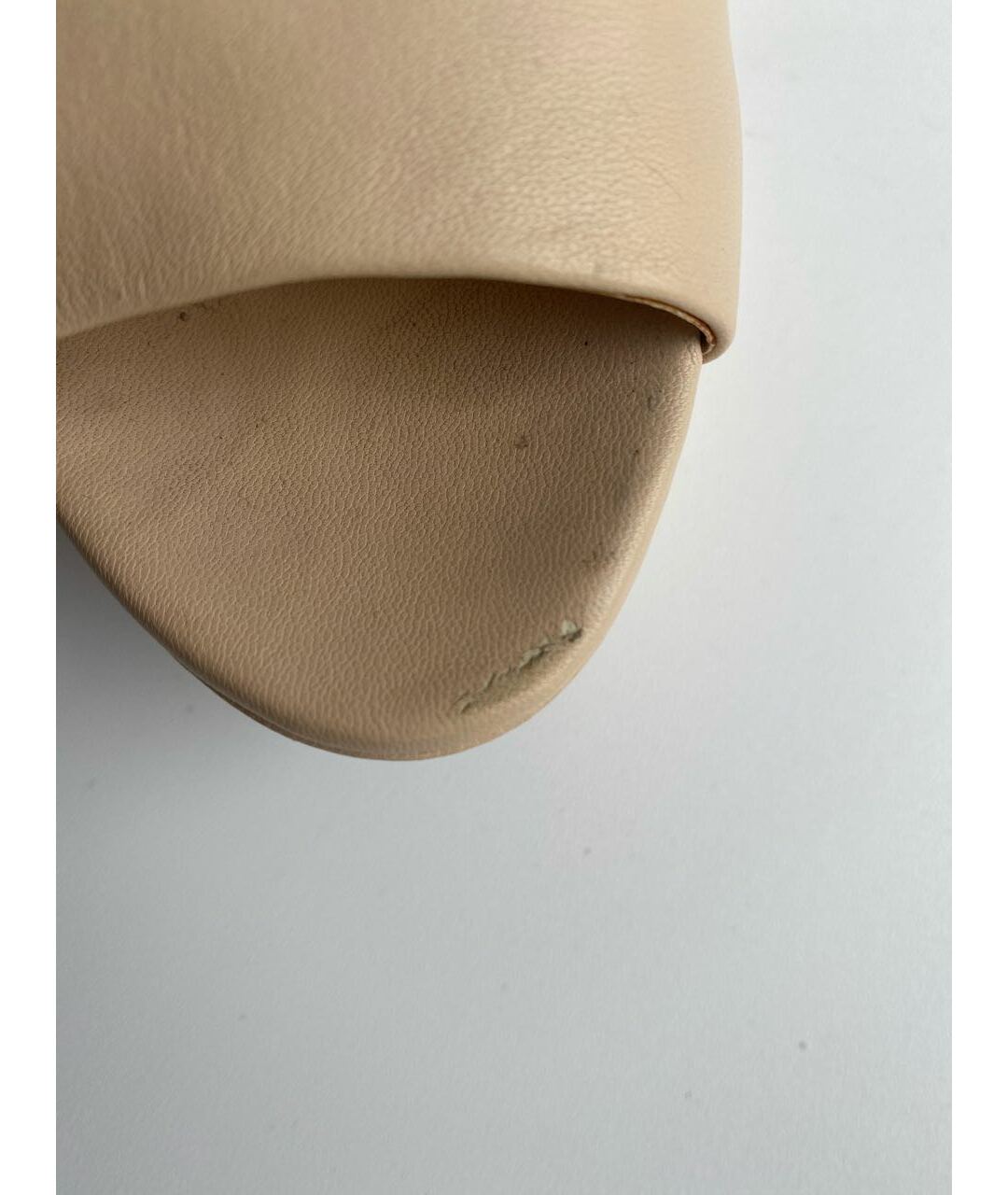 BALDININI Бежевые кожаные босоножки, фото 5