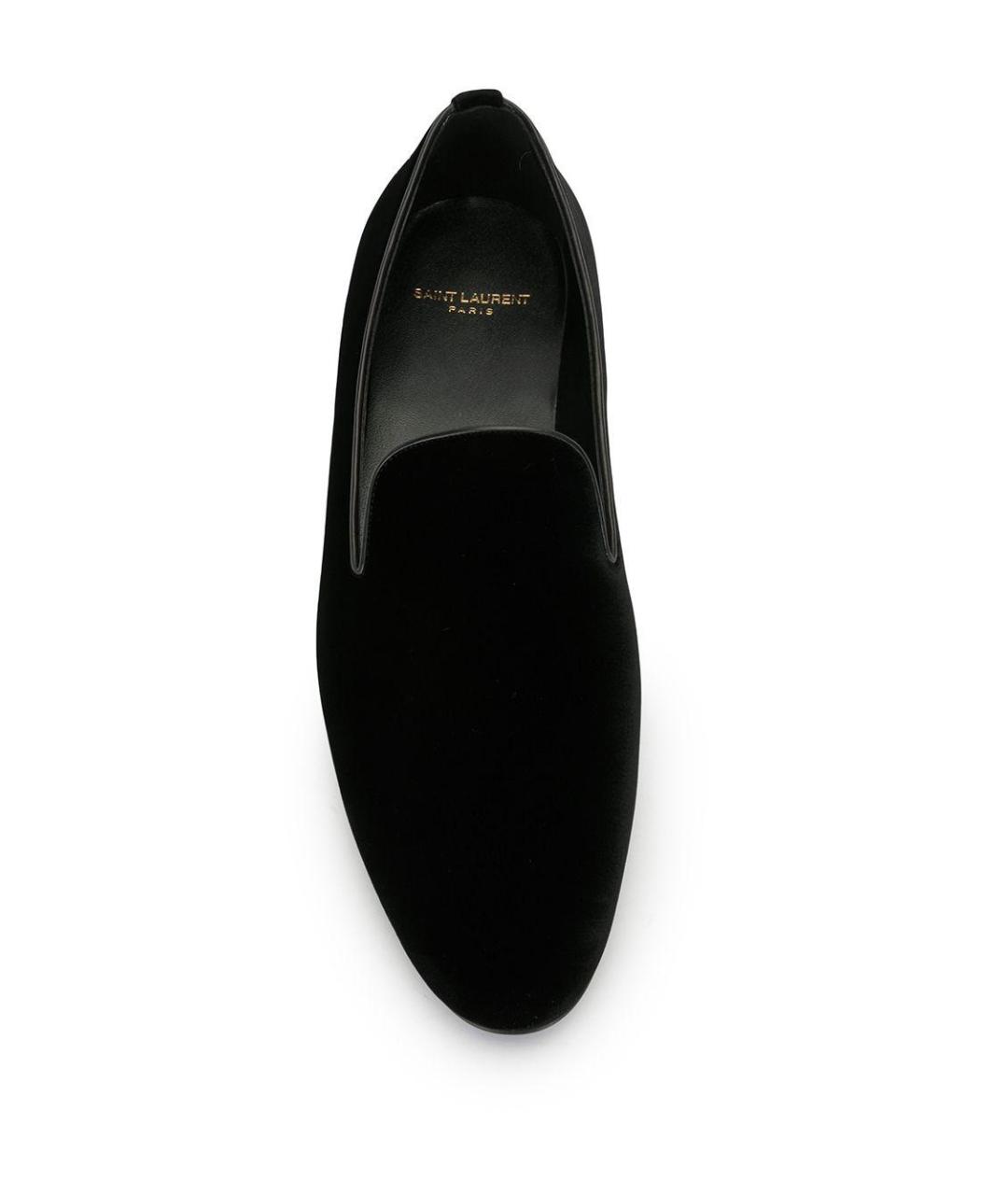 SAINT LAURENT Черные лоферы, фото 4