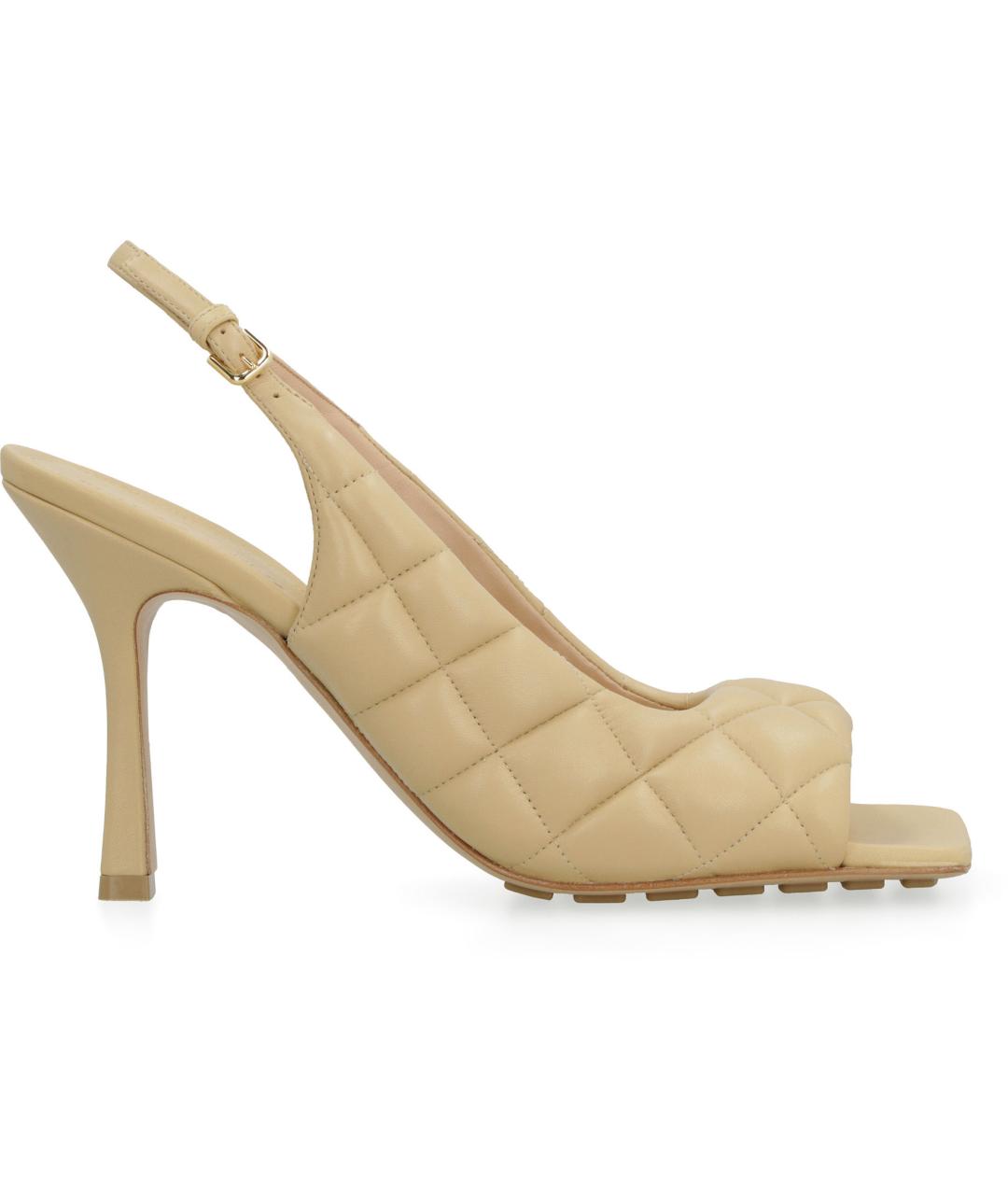 BOTTEGA VENETA Бежевые босоножки, фото 2