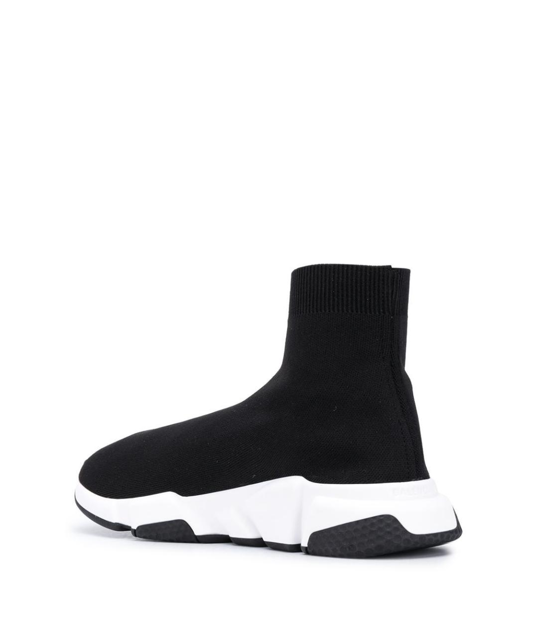 BALENCIAGA Черные синтетические низкие кроссовки / кеды, фото 3