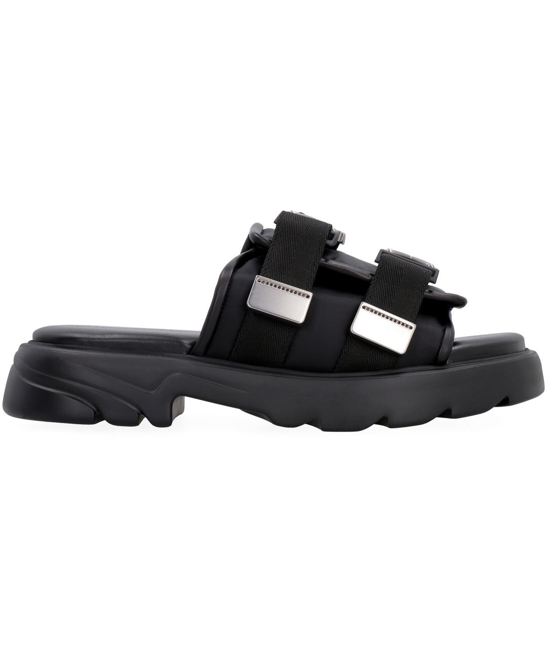 BOTTEGA VENETA Черные шлепанцы, фото 2