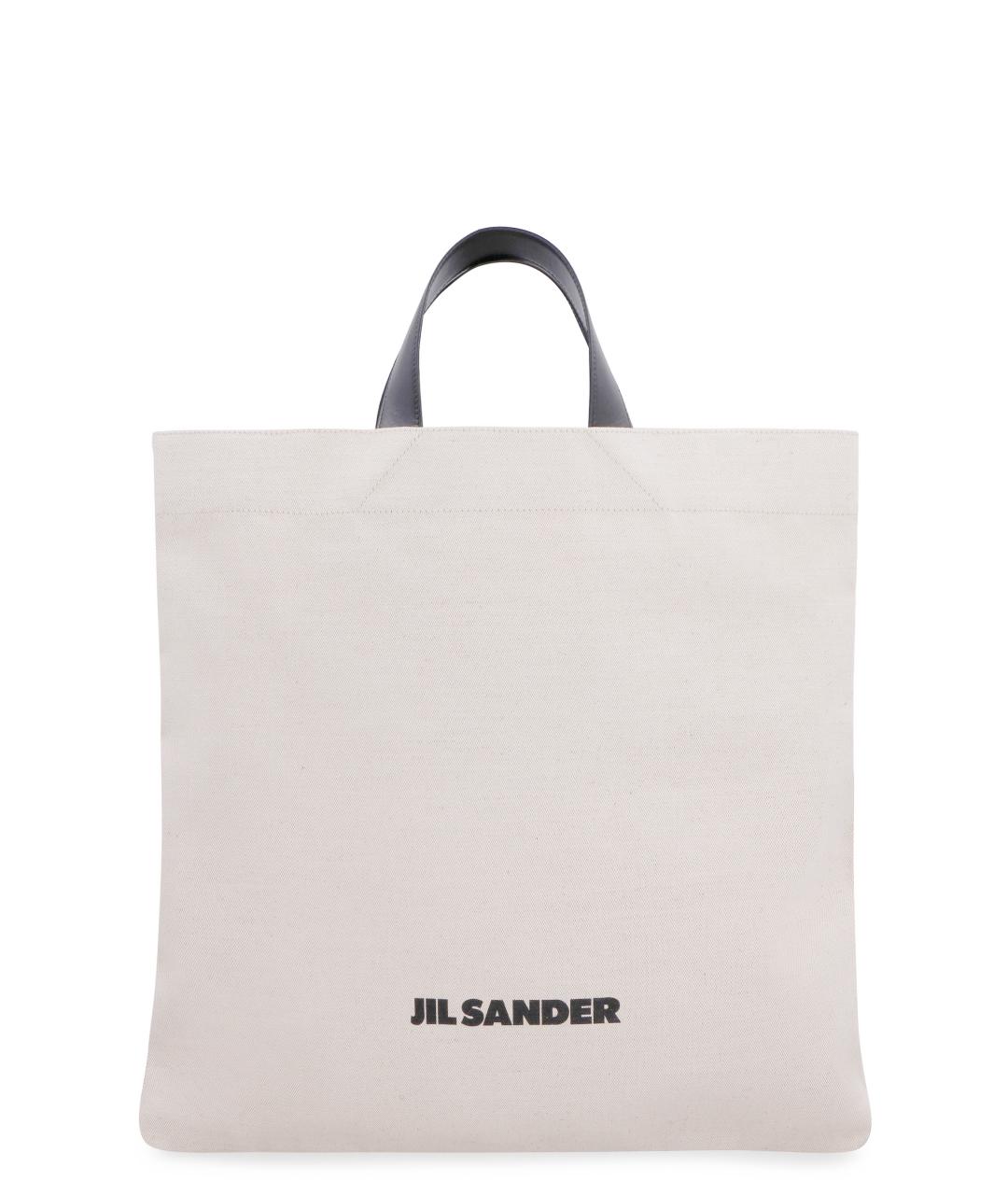 JIL SANDER Белая сумка тоут, фото 1