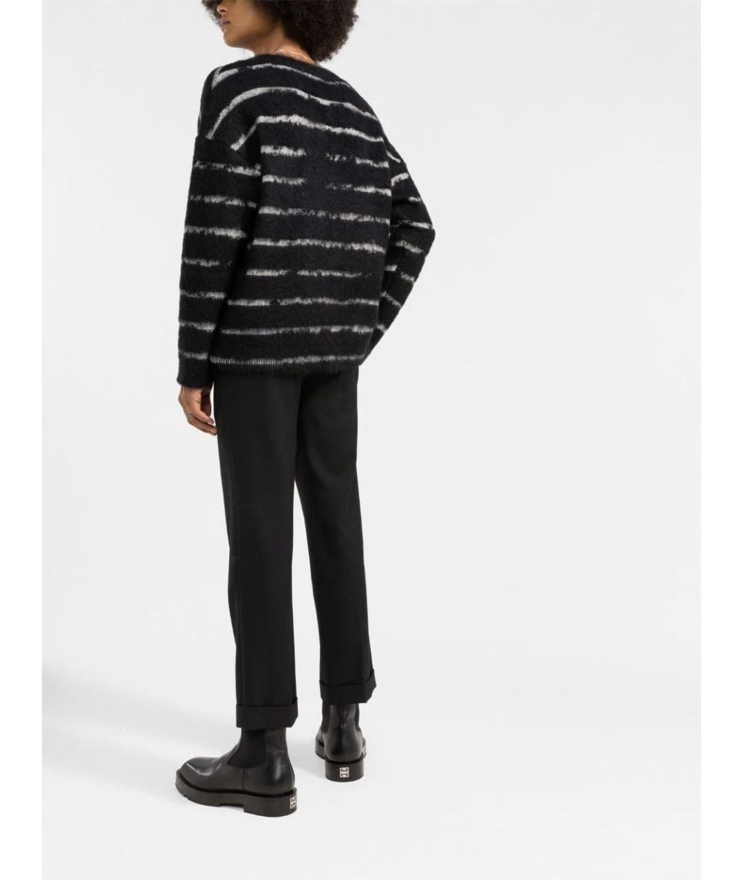 SAINT LAURENT Черный шерстяной джемпер / свитер, фото 4