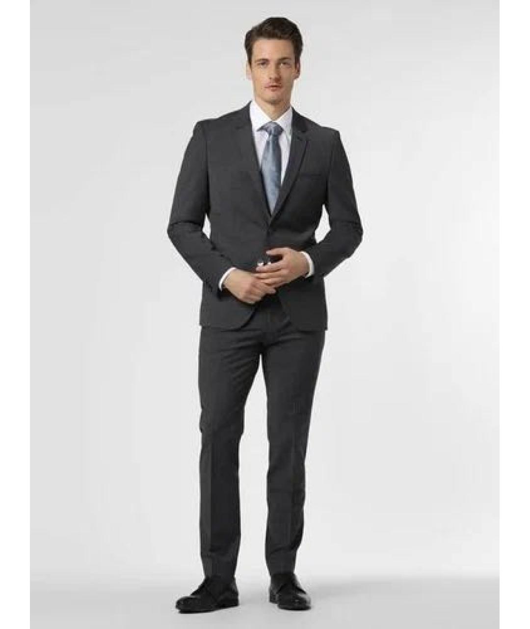 HUGO BOSS Антрацитовый классический костюм, фото 3