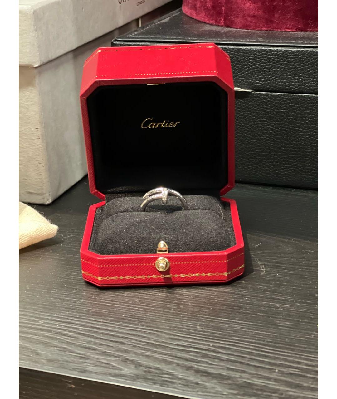 CARTIER Белое кольцо из белого золота, фото 2