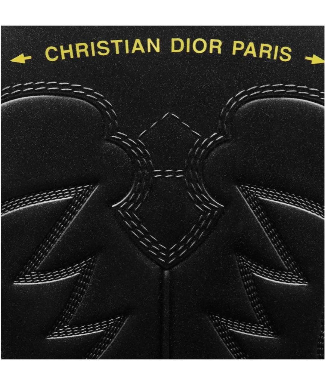 CHRISTIAN DIOR Черные кожаные сапоги, фото 4