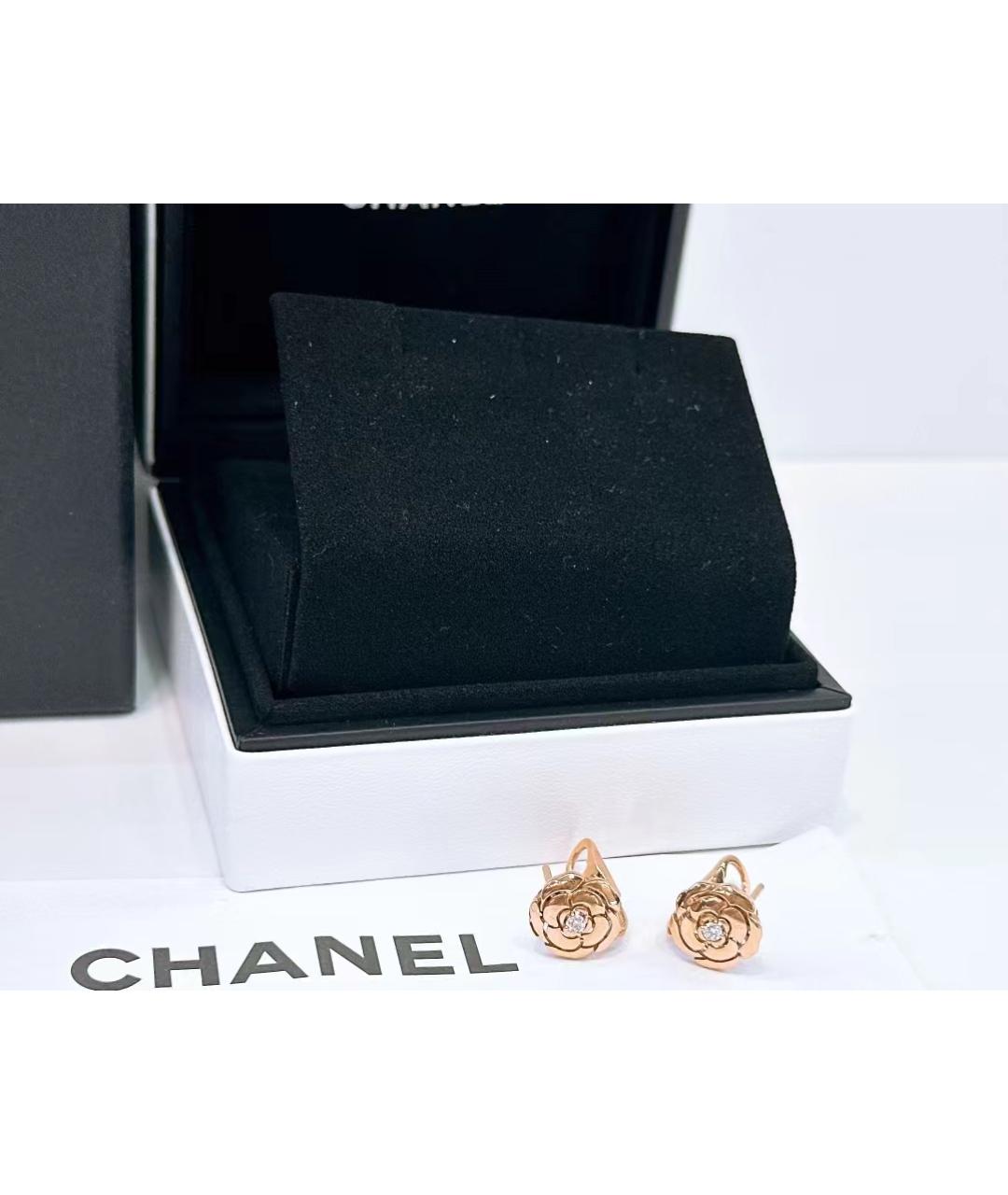 CHANEL Серьги из розового золота, фото 4