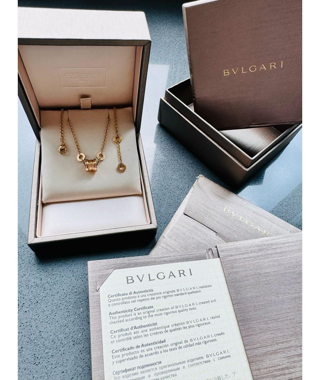 BVLGARI Золотой браслет из розового золота, фото 3